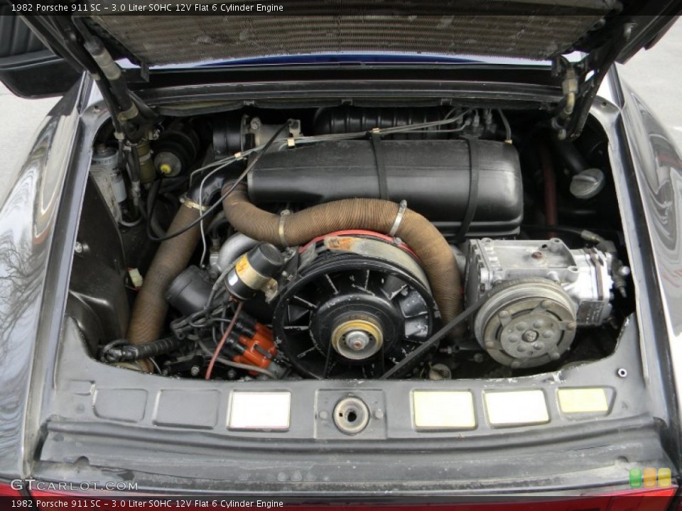 3.0 Liter SOHC 12V Flat 6 Cylinder Engine for the 1982 Porsche 911 #90313848