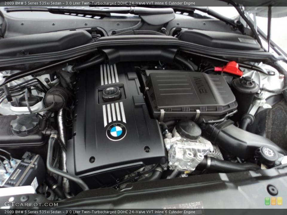 3.0 Liter Twin-Turbocharged DOHC 24-Valve VVT Inline 6 Cylinder Engine for the 2009 BMW 5 Series #90330627