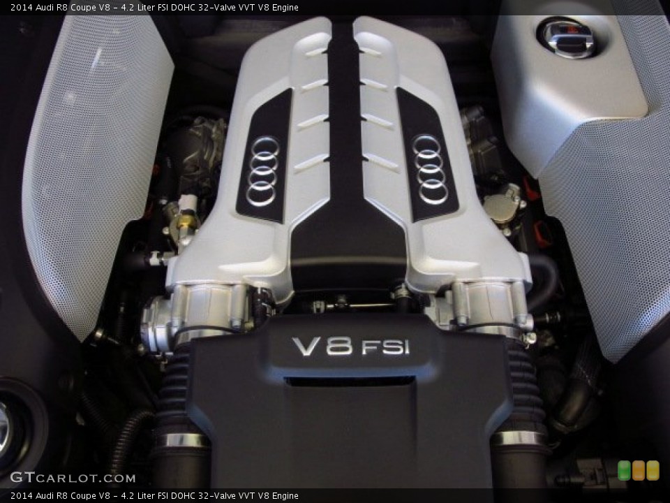 4.2 Liter FSI DOHC 32-Valve VVT V8 Engine for the 2014 Audi R8 #90331227