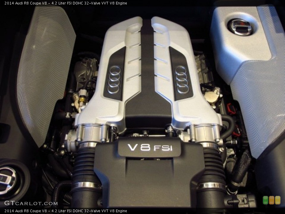 4.2 Liter FSI DOHC 32-Valve VVT V8 Engine for the 2014 Audi R8 #90331458