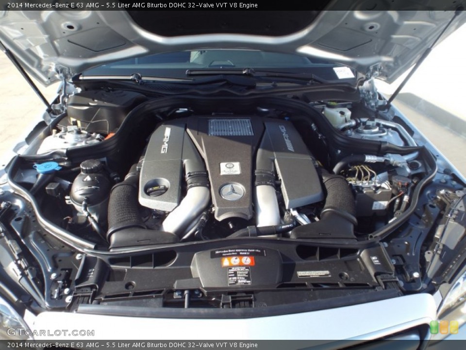5.5 Liter AMG Biturbo DOHC 32-Valve VVT V8 Engine for the 2014 Mercedes-Benz E #90337982