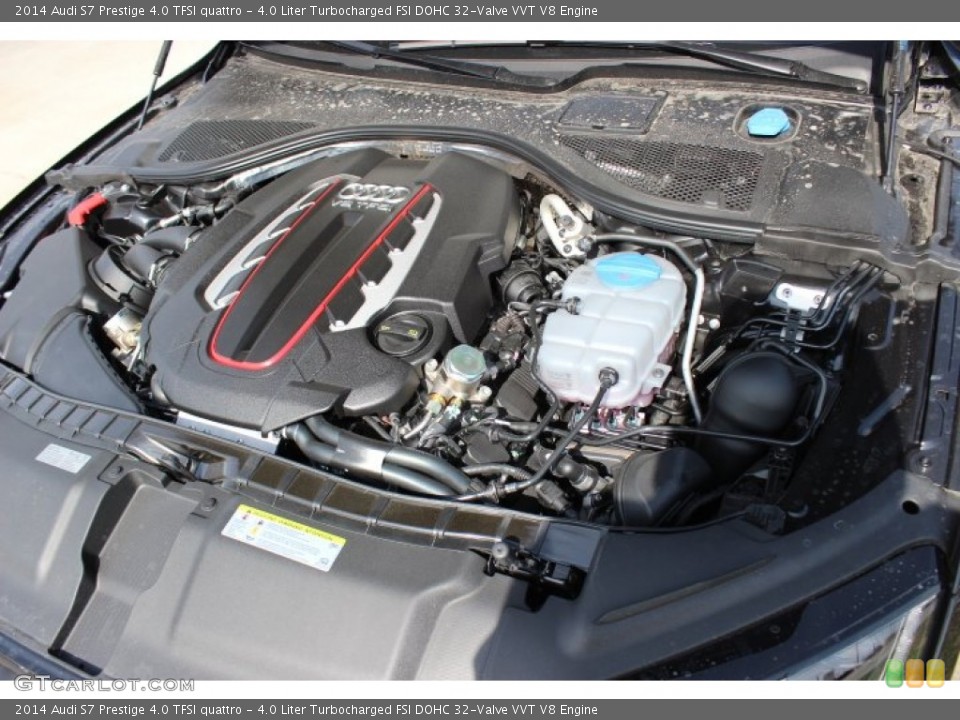 4.0 Liter Turbocharged FSI DOHC 32-Valve VVT V8 Engine for the 2014 Audi S7 #90338930