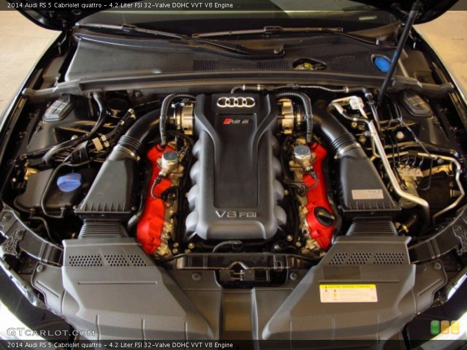 4.2 Liter FSI 32-Valve DOHC VVT V8 Engine for the 2014 Audi RS 5 #90342801
