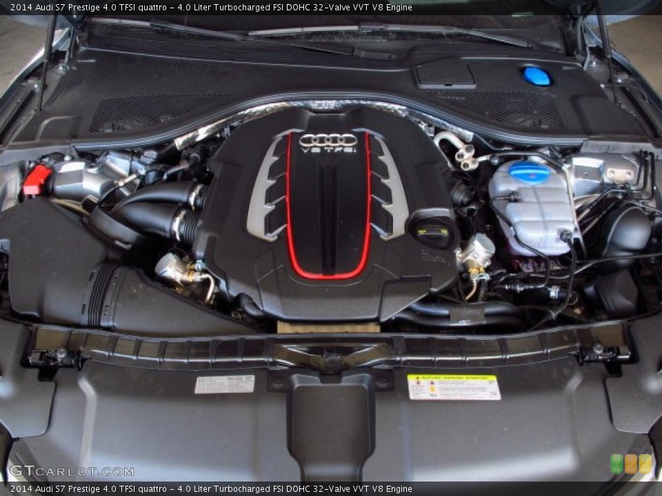 4.0 Liter Turbocharged FSI DOHC 32-Valve VVT V8 Engine for the 2014 Audi S7 #90344108