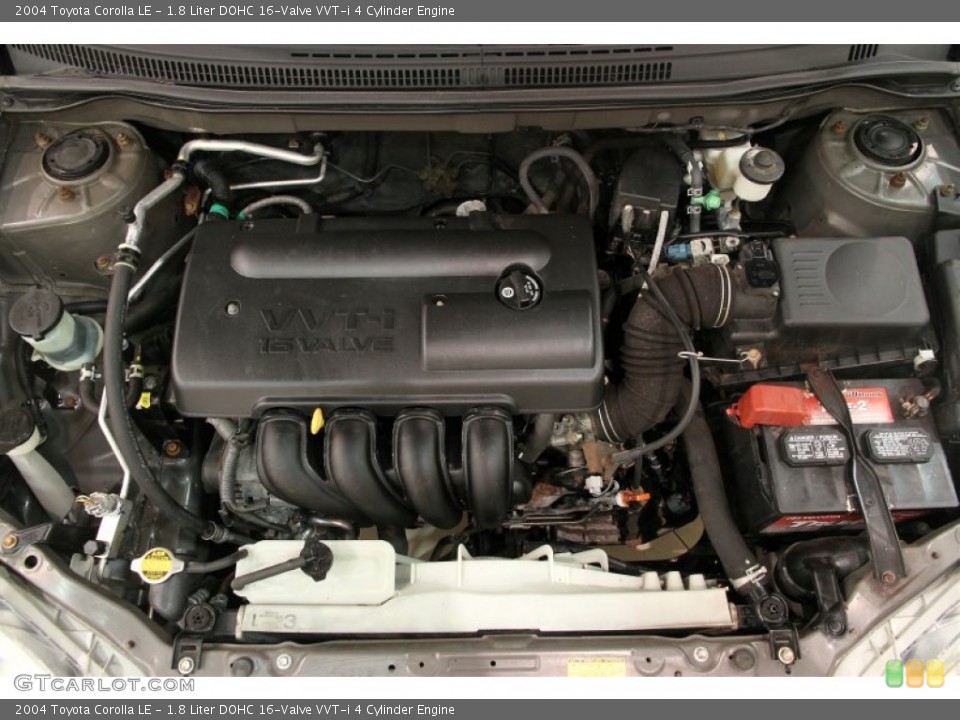 1.8 Liter DOHC 16-Valve VVT-i 4 Cylinder Engine for the 2004 Toyota Corolla #90349629
