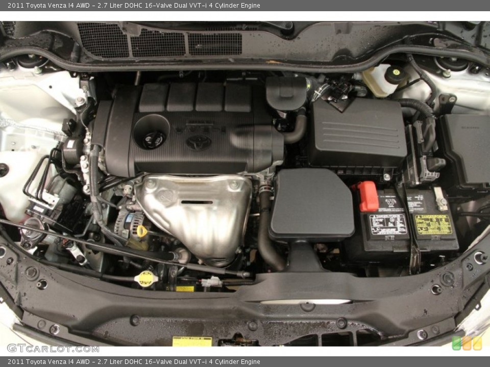 2.7 Liter DOHC 16-Valve Dual VVT-i 4 Cylinder Engine for the 2011 Toyota Venza #90351124