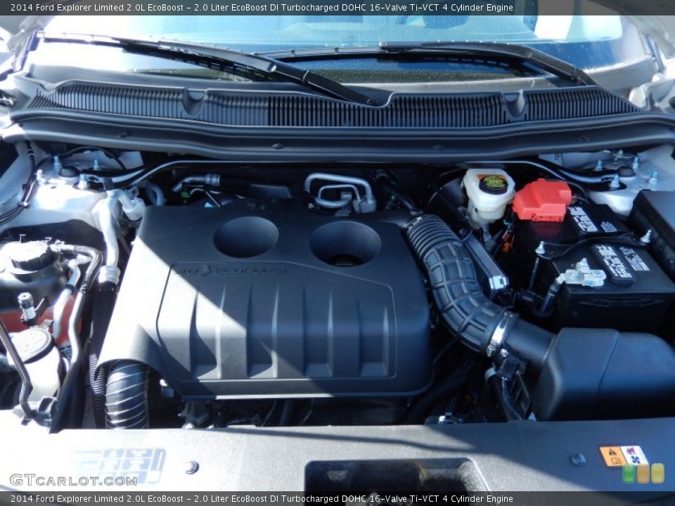 2.0 Liter EcoBoost DI Turbocharged DOHC 16-Valve Ti-VCT 4 Cylinder Engine for the 2014 Ford Explorer #90352737