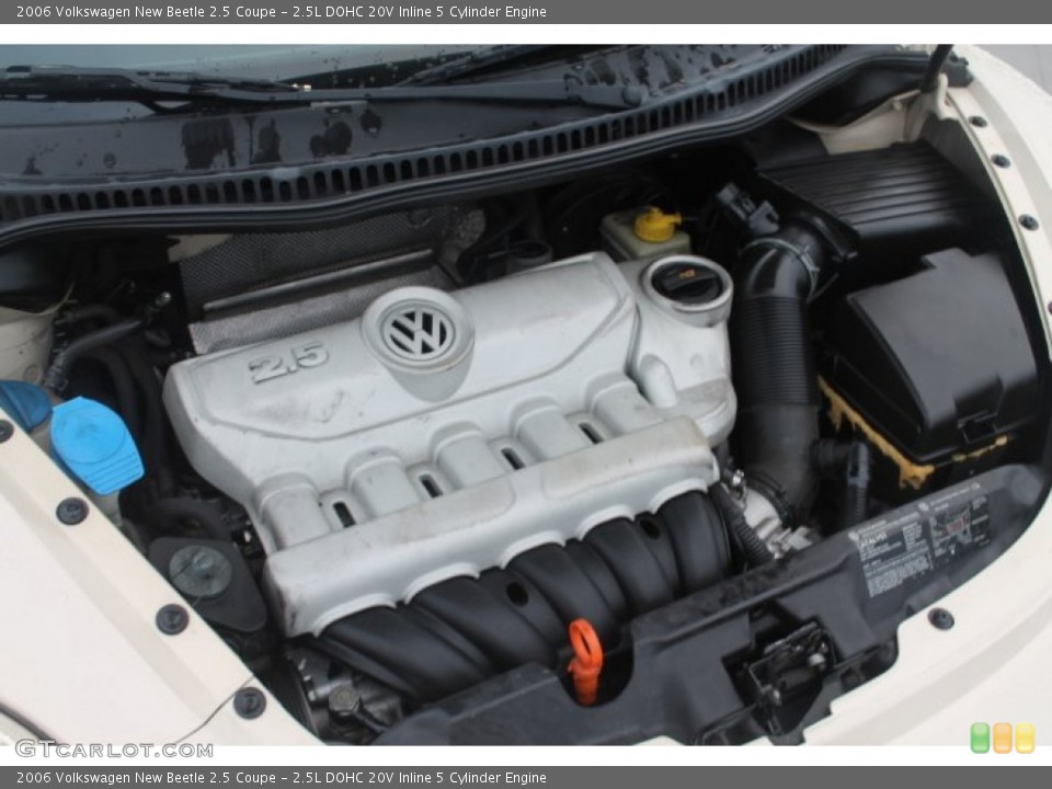 2.5L DOHC 20V Inline 5 Cylinder Engine for the 2006 Volkswagen New Beetle #90355611