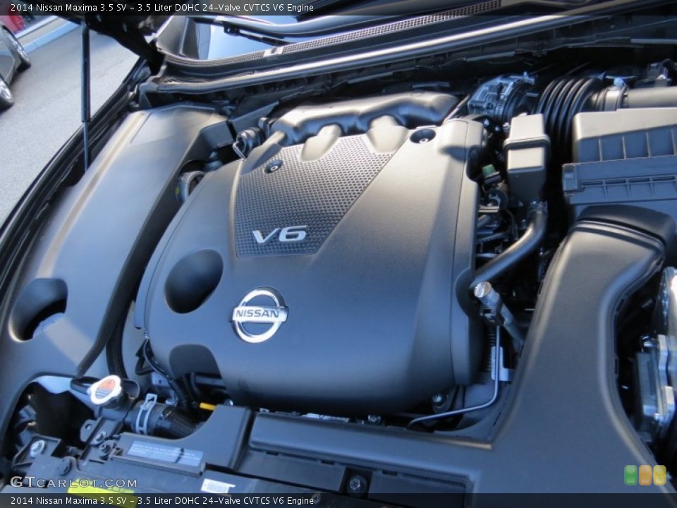 3.5 Liter DOHC 24-Valve CVTCS V6 2014 Nissan Maxima Engine