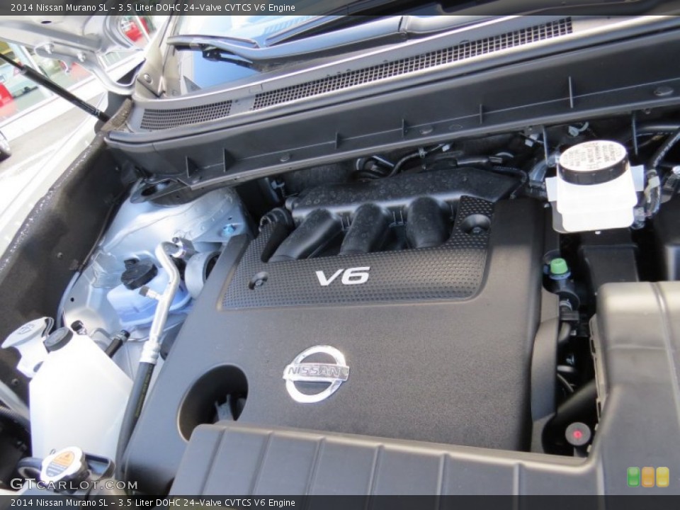 3.5 Liter DOHC 24-Valve CVTCS V6 2014 Nissan Murano Engine