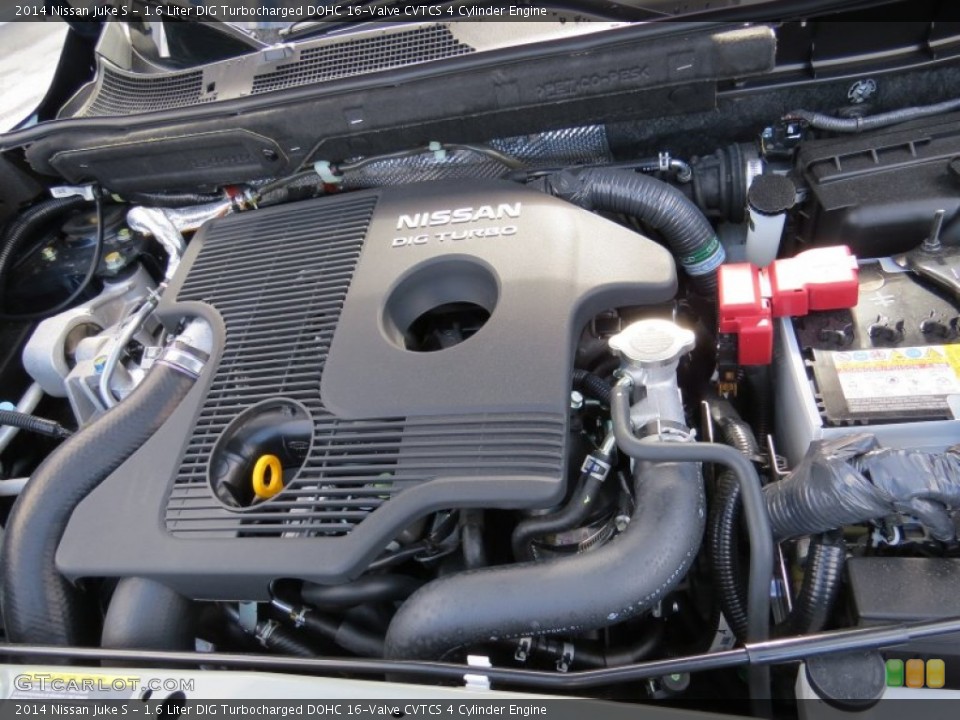 1.6 Liter DIG Turbocharged DOHC 16-Valve CVTCS 4 Cylinder Engine for the 2014 Nissan Juke #90366658