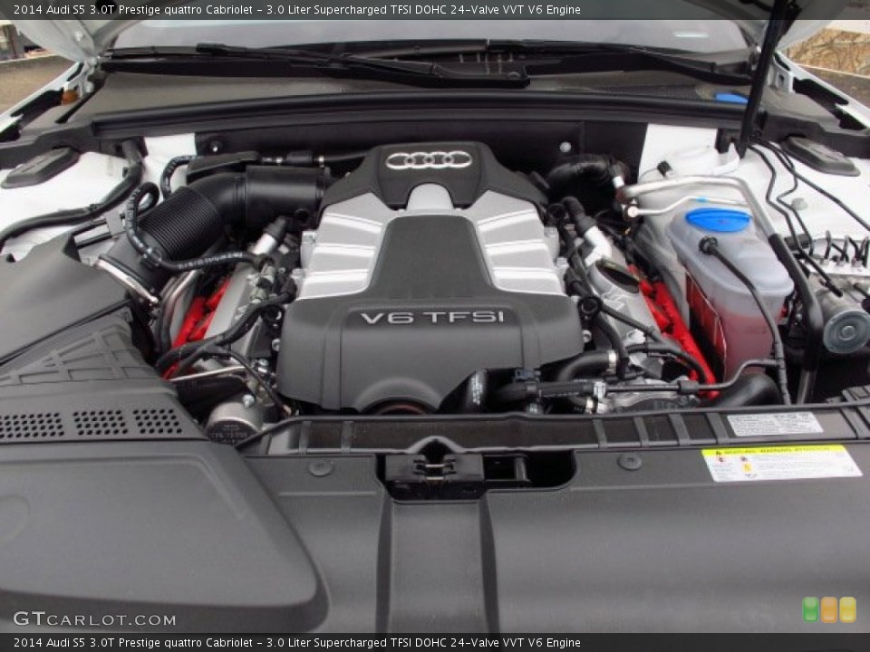 3.0 Liter Supercharged TFSI DOHC 24-Valve VVT V6 Engine for the 2014 Audi S5 #90374585
