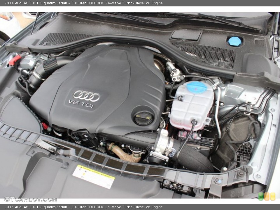 3.0 Liter TDI DOHC 24-Valve Turbo-Diesel V6 Engine for the 2014 Audi A6 #90390581