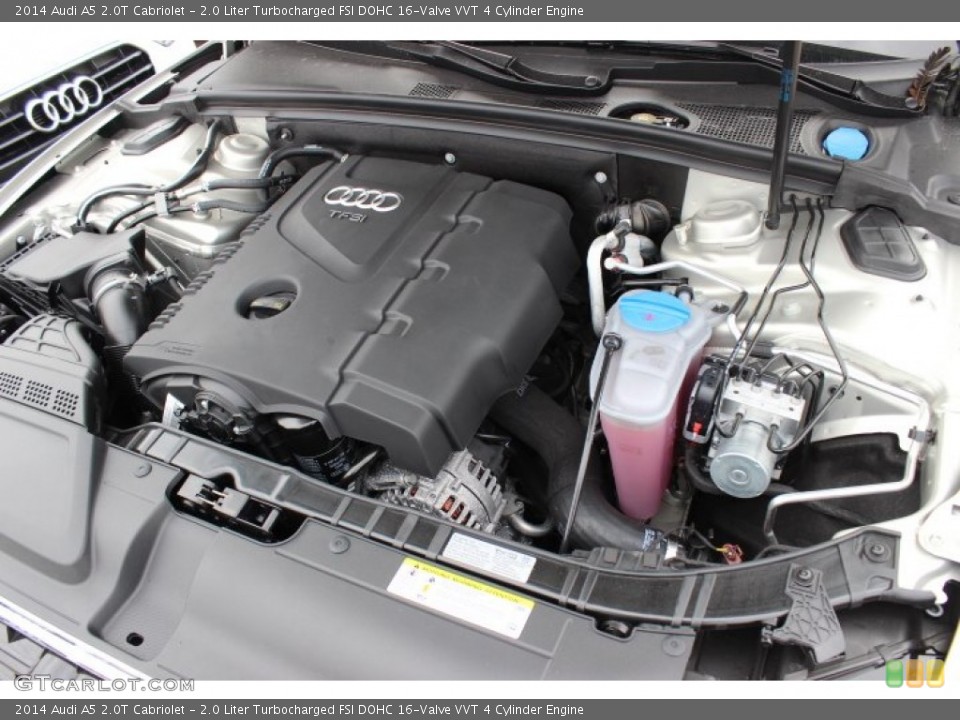 2.0 Liter Turbocharged FSI DOHC 16-Valve VVT 4 Cylinder Engine for the 2014 Audi A5 #90396350
