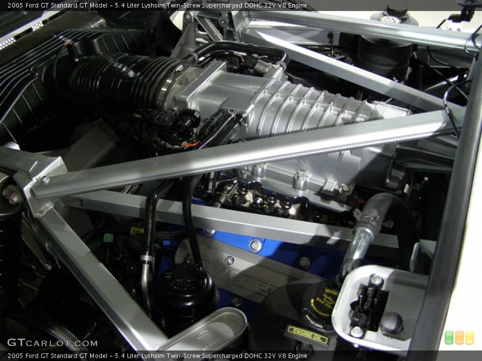 5.4 Liter Lysholm Twin-Screw Supercharged DOHC 32V V8 Engine for the 2005 Ford GT #90397