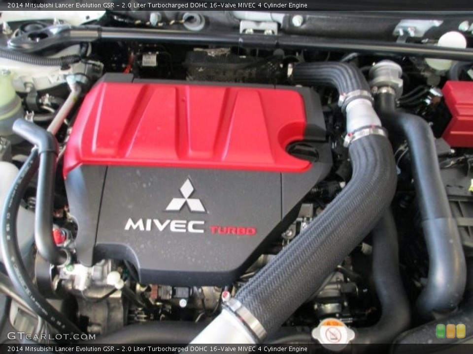 2.0 Liter Turbocharged DOHC 16-Valve MIVEC 4 Cylinder Engine for the 2014 Mitsubishi Lancer Evolution #90407486