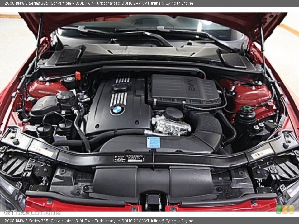 3.0L Twin Turbocharged DOHC 24V VVT Inline 6 Cylinder 2008 BMW 3 Series Engine