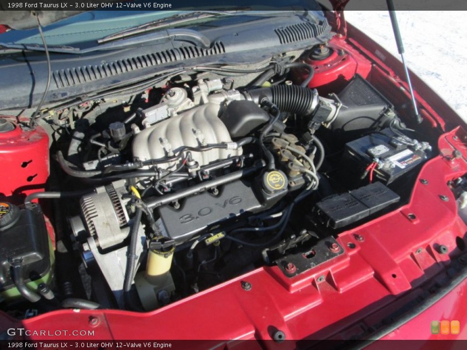 3.0 Liter OHV 12-Valve V6 1998 Ford Taurus Engine
