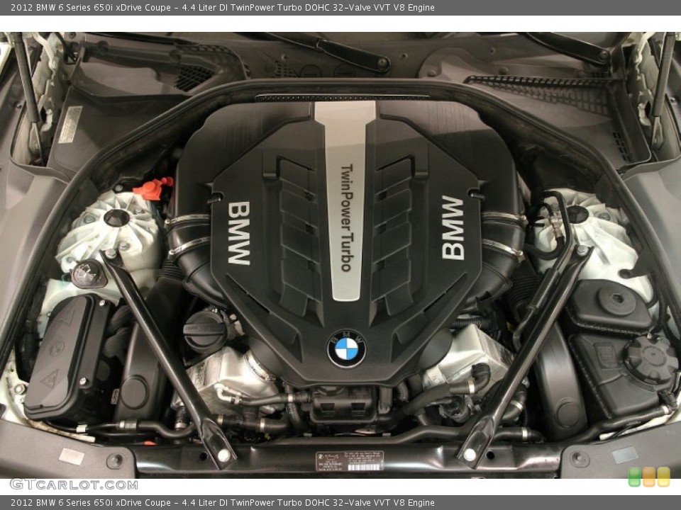 4.4 Liter DI TwinPower Turbo DOHC 32-Valve VVT V8 Engine for the 2012 BMW 6 Series #90431982