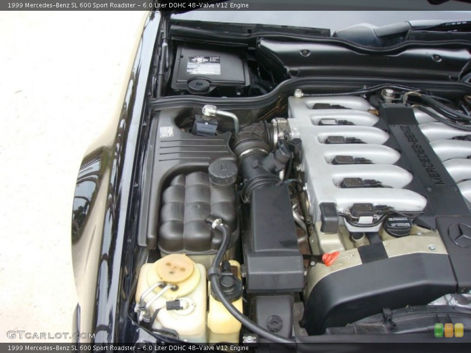 6.0 Liter DOHC 48-Valve V12 Engine for the 1999 Mercedes-Benz SL #90439320