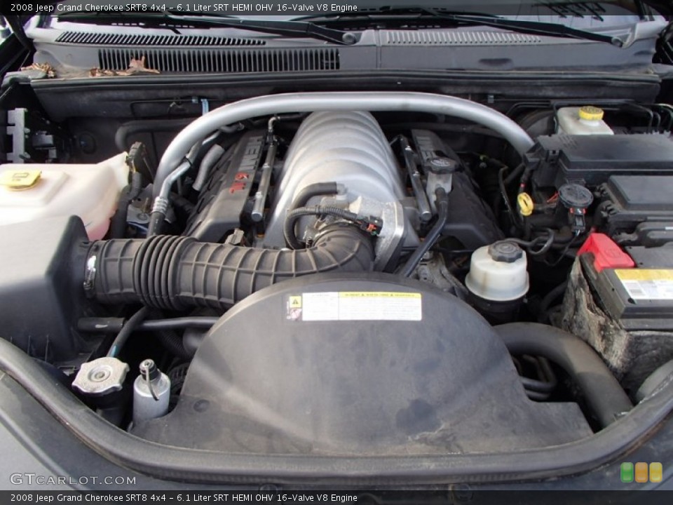 6.1 Liter SRT HEMI OHV 16-Valve V8 Engine for the 2008 Jeep Grand Cherokee #90445551