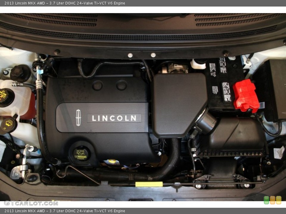 3.7 Liter DOHC 24-Valve Ti-VCT V6 2013 Lincoln MKX Engine