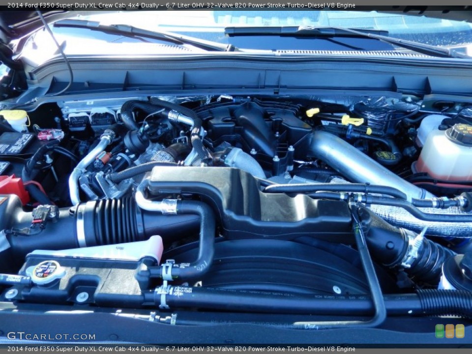 6.7 Liter OHV 32-Valve B20 Power Stroke Turbo-Diesel V8 Engine for the 2014 Ford F350 Super Duty #90501273
