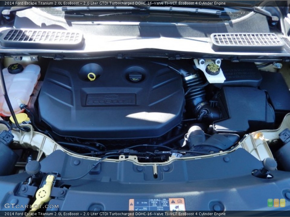 2.0 Liter GTDI Turbocharged DOHC 16-Valve Ti-VCT EcoBoost 4 Cylinder Engine for the 2014 Ford Escape #90503778