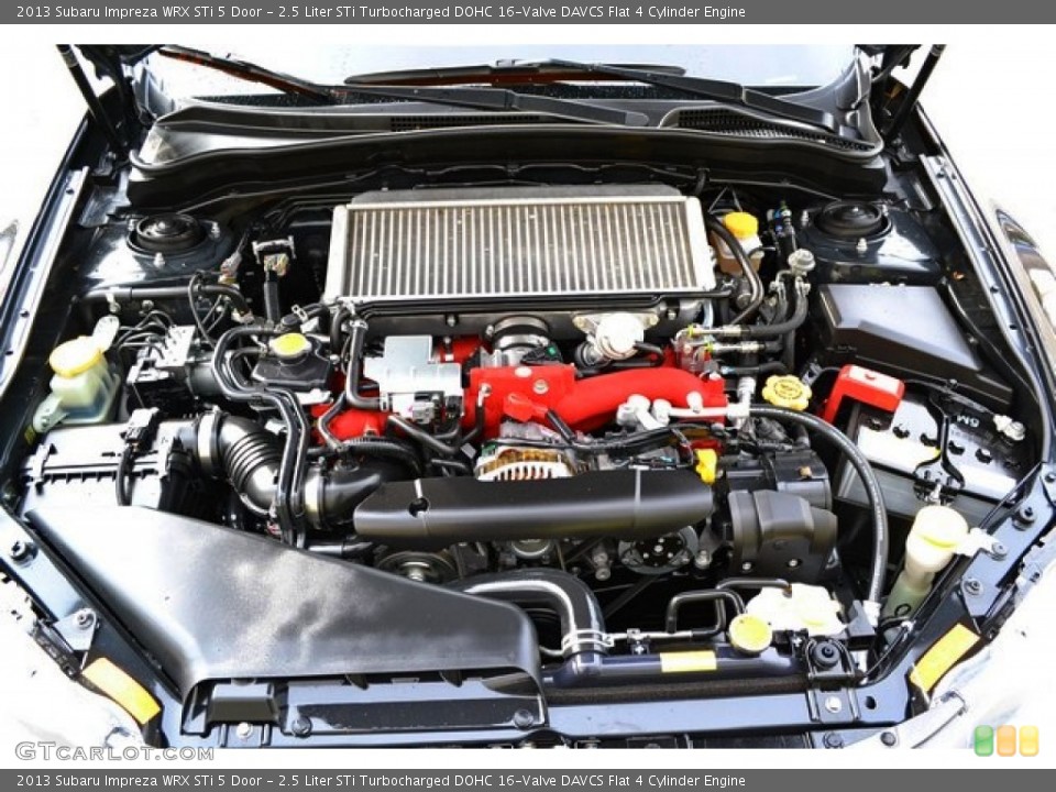 2.5 Liter STi Turbocharged DOHC 16-Valve DAVCS Flat 4 Cylinder Engine for the 2013 Subaru Impreza #90504876