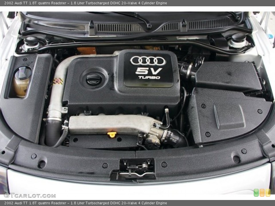 1.8 Liter Turbocharged DOHC 20-Valve 4 Cylinder Engine for the 2002 Audi TT #90543114