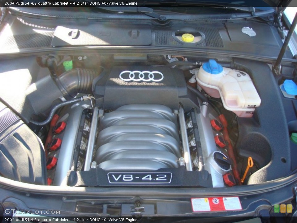 4.2 Liter DOHC 40-Valve V8 2004 Audi S4 Engine