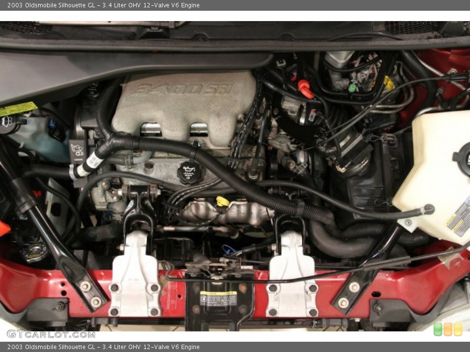 3.4 Liter OHV 12-Valve V6 Engine for the 2003 Oldsmobile Silhouette #90563098