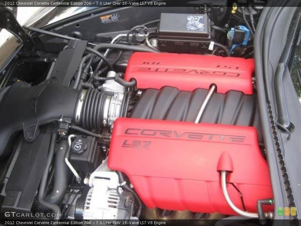 7.0 Liter OHV 16-Valve LS7 V8 2012 Chevrolet Corvette Engine