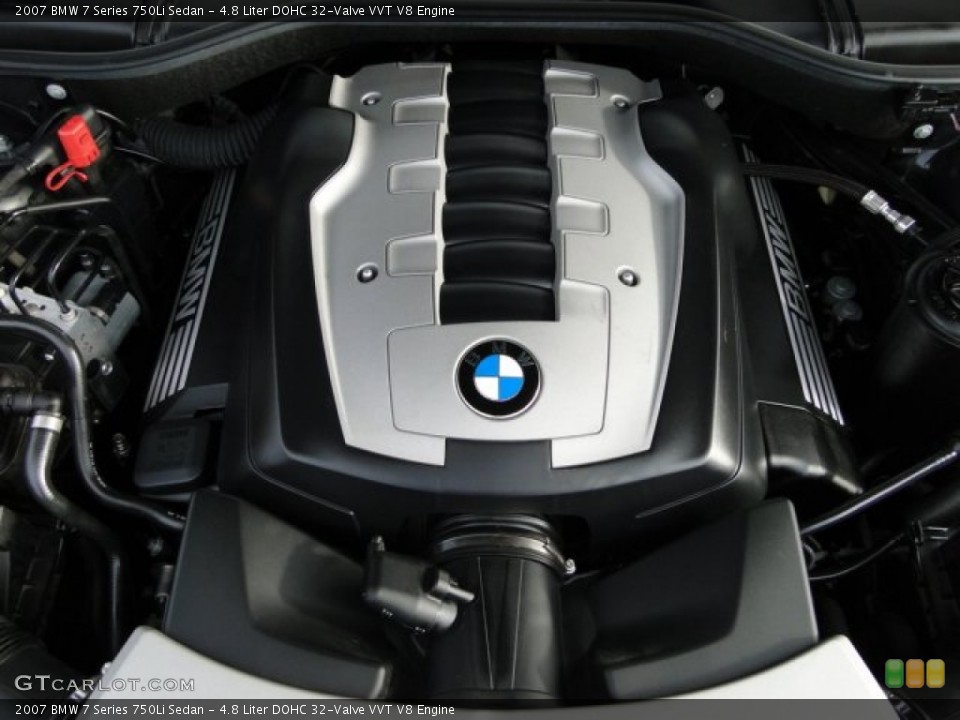 4.8 Liter DOHC 32-Valve VVT V8 Engine for the 2007 BMW 7 Series #90608288