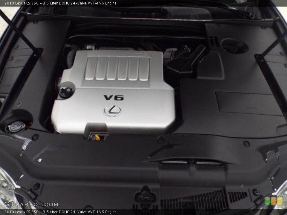 3.5 Liter DOHC 24-Valve VVT-i V6 2010 Lexus ES Engine
