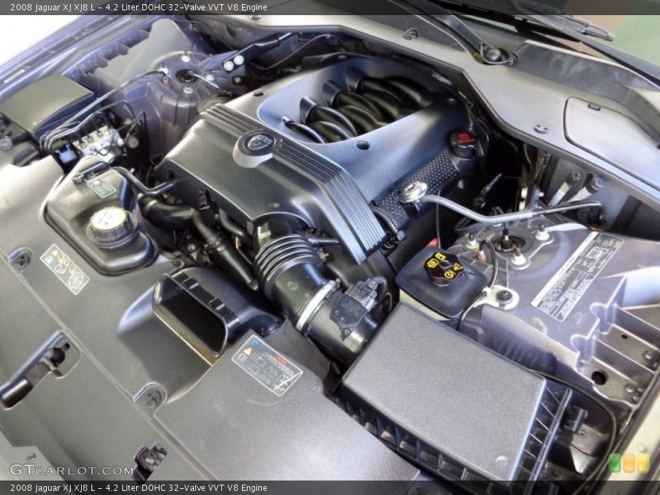 4.2 Liter DOHC 32-Valve VVT V8 Engine for the 2008 Jaguar XJ #90674679