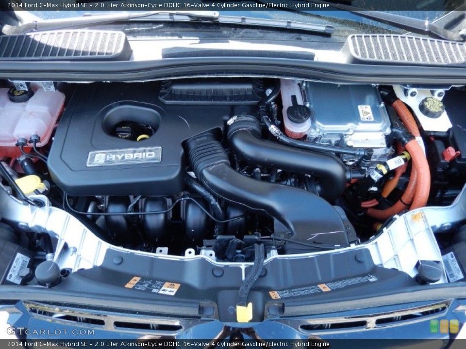 2.0 Liter Atkinson-Cycle DOHC 16-Valve 4 Cylinder Gasoline/Electric Hybrid Engine for the 2014 Ford C-Max #90683183
