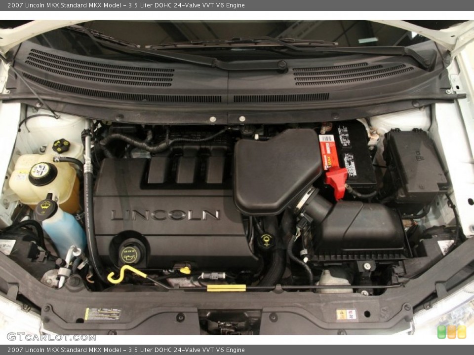 3.5 Liter DOHC 24-Valve VVT V6 2007 Lincoln MKX Engine