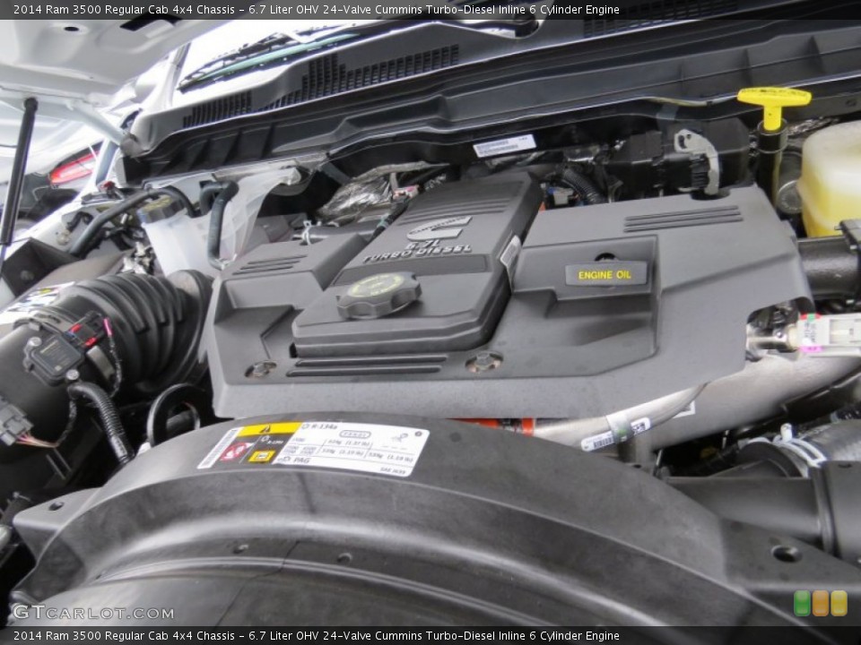 6.7 Liter OHV 24-Valve Cummins Turbo-Diesel Inline 6 Cylinder Engine for the 2014 Ram 3500 #90690732
