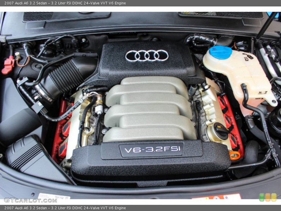 3.2 Liter FSI DOHC 24-Valve VVT V6 2007 Audi A6 Engine
