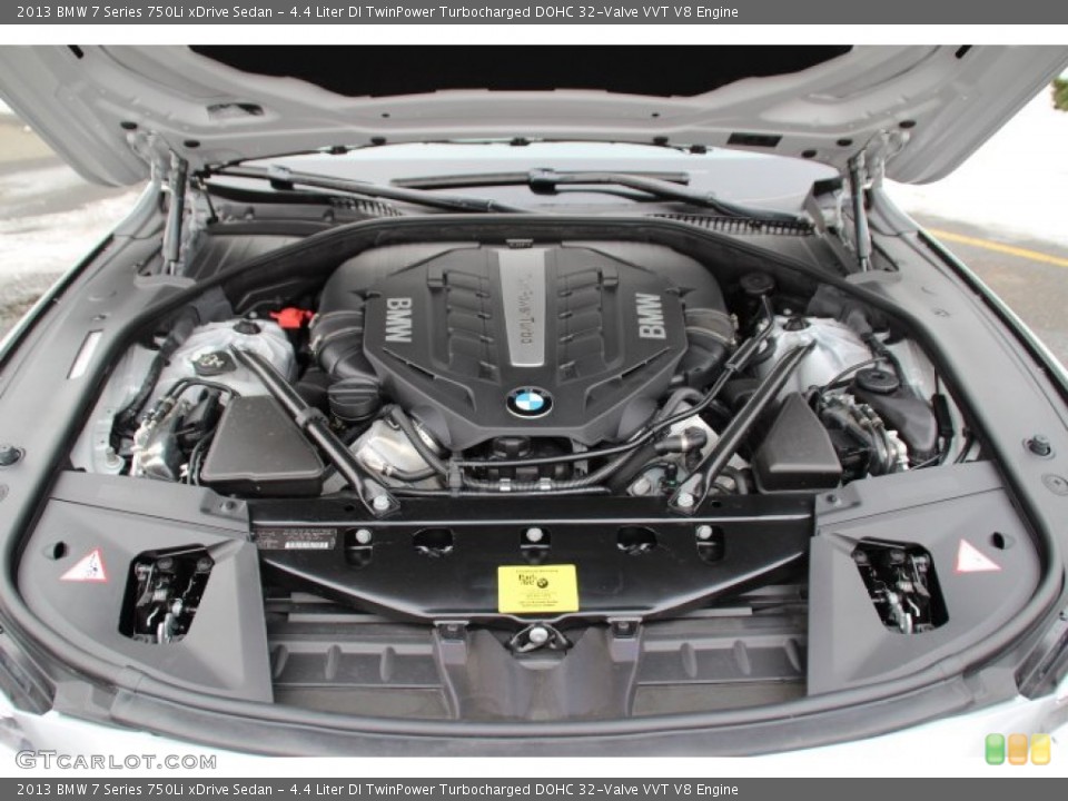 4.4 Liter DI TwinPower Turbocharged DOHC 32-Valve VVT V8 Engine for the 2013 BMW 7 Series #90700864