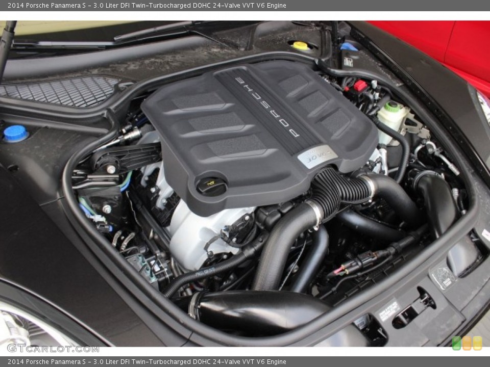 3.0 Liter DFI Twin-Turbocharged DOHC 24-Valve VVT V6 Engine for the 2014 Porsche Panamera #90700921
