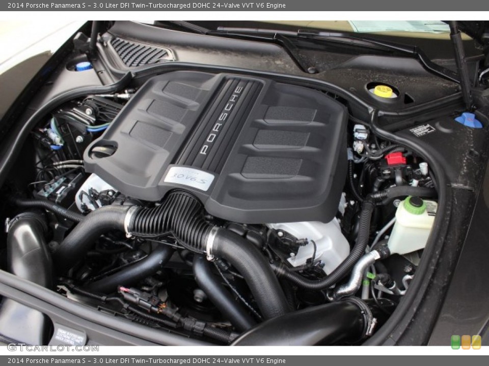 3.0 Liter DFI Twin-Turbocharged DOHC 24-Valve VVT V6 Engine for the 2014 Porsche Panamera #90700945