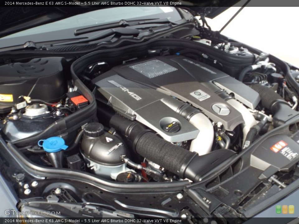 5.5 Liter AMG Biturbo DOHC 32-Valve VVT V8 Engine for the 2014 Mercedes-Benz E #90707362