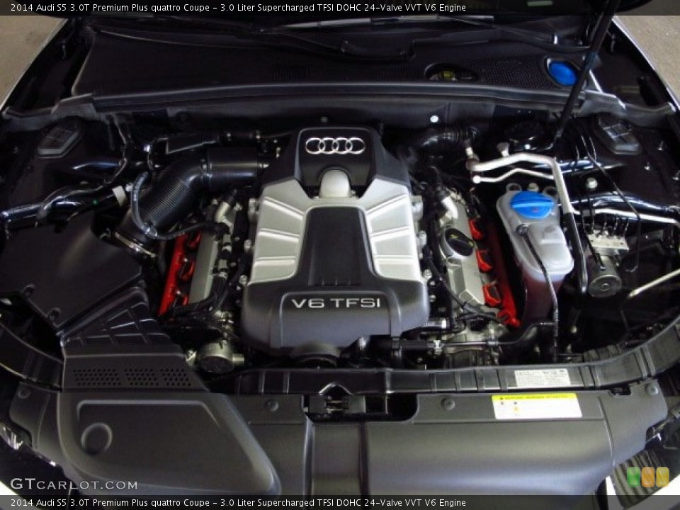 3.0 Liter Supercharged TFSI DOHC 24-Valve VVT V6 Engine for the 2014 Audi S5 #90709599