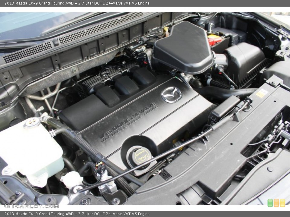 3.7 Liter DOHC 24-Valve VVT V6 Engine for the 2013 Mazda CX-9 #90725592