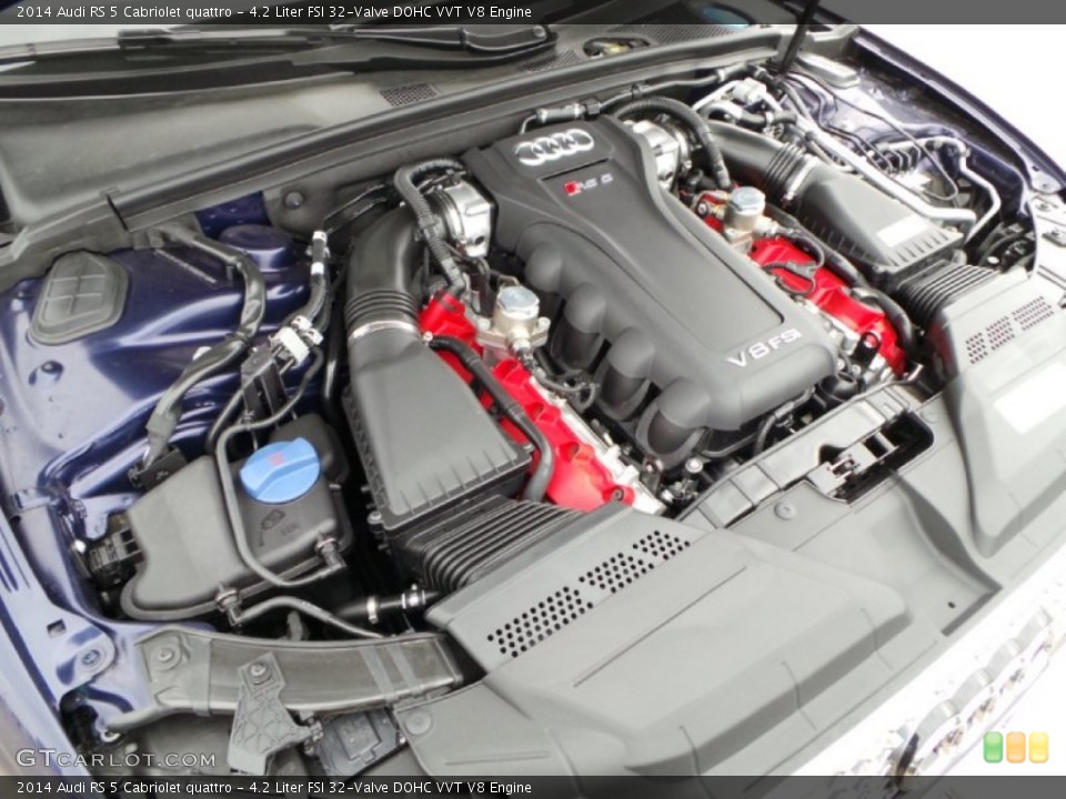 4.2 Liter FSI 32-Valve DOHC VVT V8 Engine for the 2014 Audi RS 5 #90760683