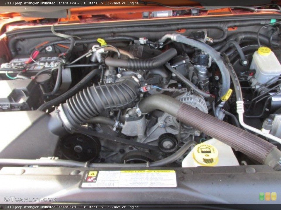 3.8 Liter OHV 12-Valve V6 Engine for the 2010 Jeep Wrangler Unlimited #90771373