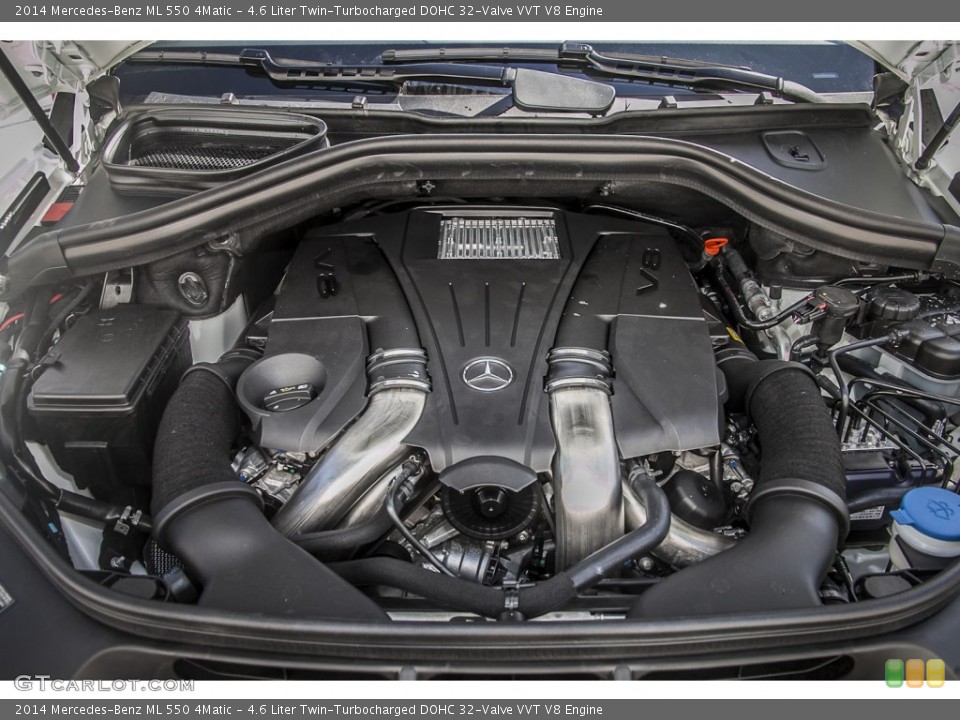 4.6 Liter Twin-Turbocharged DOHC 32-Valve VVT V8 Engine for the 2014 Mercedes-Benz ML #90771873