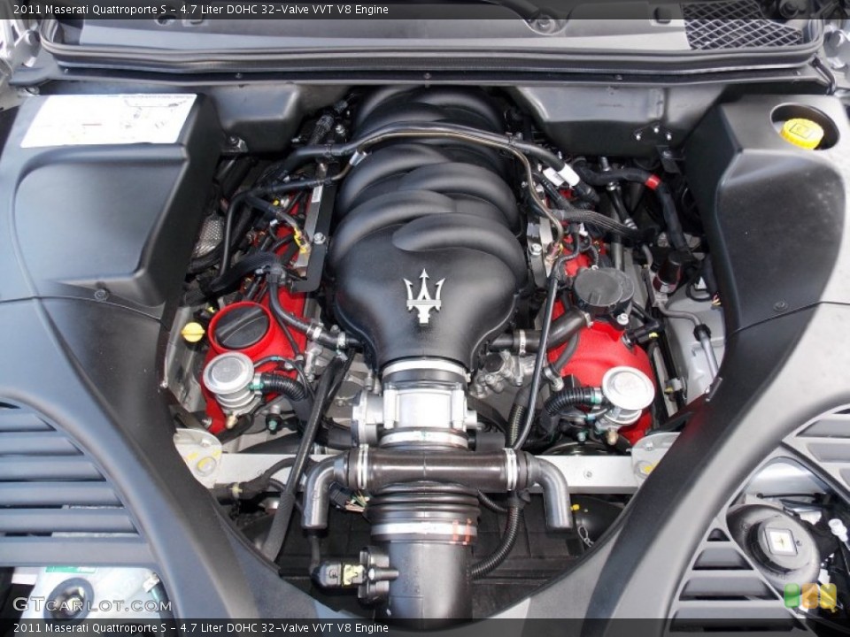 4.7 Liter DOHC 32-Valve VVT V8 Engine for the 2011 Maserati Quattroporte #90780090